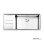 ΝΕΡΟΧΥΤΗΣ LINEAR PLUS 116x50 APELL INOX ΛΕΙΟ LEFT