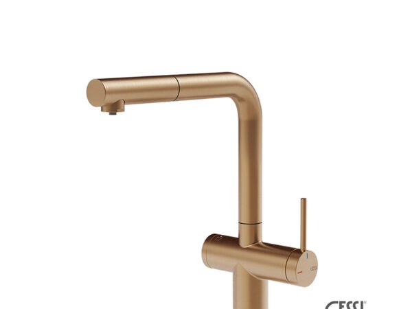ΜΠΑΤ.ΝΕΡΟΧ. INEDITO GESSI WARM BRONZE BRUSHED PVD
