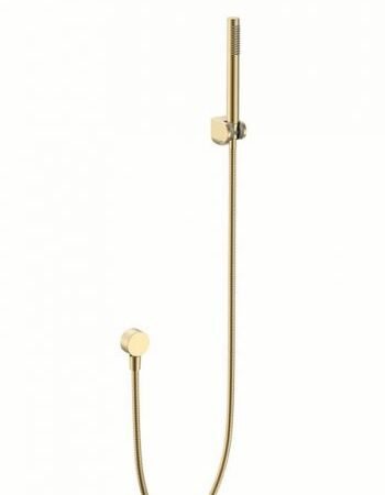 GINI- ΣΕΤ ΤΗΛΕΦΩΝΟ+ΑΓΓΙΣΤΡΟ+ΣΠΙΡΑΛ 150CM BRUSH GOLD