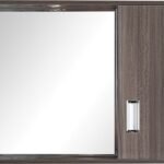 FINO - ΕΡΜΑΡΙΟ PVC 62*55*13.5 ΜΕ ΕΝΑ ΦΩΣ WENGE