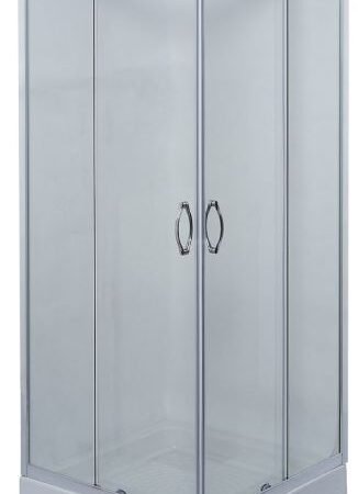 ASCOT-TRANSP - ΚΑΜΠΙΝΑ 4/ΓΩΝΗ ΣΧΕΤΗ 70*70*190 ΧΡΩΜΕ - ΓΥΑΛΙ ΔΙΑΦ
