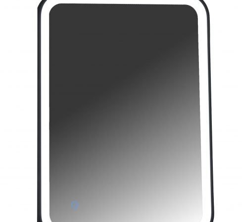 ROLAN black  LED - ΚΑΘΡΕΠΤΗΣ LED*TOUCH 60*80